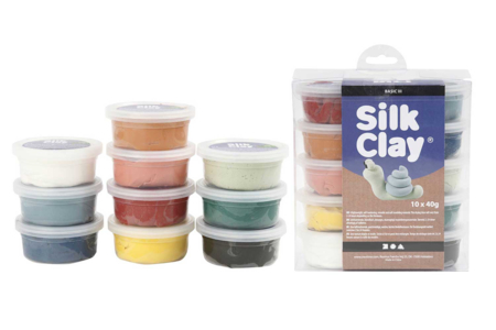 Silk Clay Nature Modeling Dough - 10 Colors - 1 - Air-Dry Modeling Clay - 10doigts.com - Air-Dry Modeling Clay – 10doigts.fr