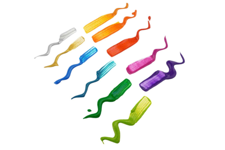 pintura con purpurina - Pintura acrílica a efectos – 10doigts.fr