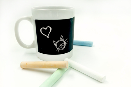 pintura tiza negra  - Pintura pizarra y tiza – 10doigts.fr