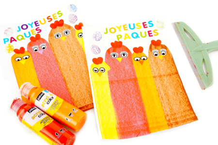 pintura fácil truco pintura simple y divertida para niños - Actividades manuales DIY Pascua – 10doigts.fr