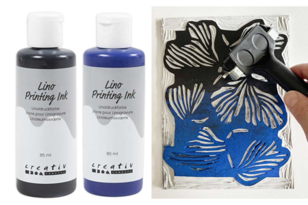 Pintura Linogravure 85 ml - Negro - Linogravura – 10doigts.fr