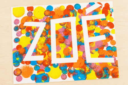 pintura sello espuma - Manualidades menores de 3 años – 10doigts.fr