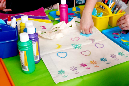 tote bag de pintura textil - Pintura textil – 10doigts.fr