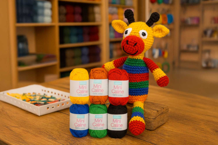 Mini Caline Yarn Balls - Choose Your Colors - 2 - Knitting Yarns - 10doigts.com - Knitting Yarns – 10doigts.fr