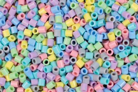 Abalorios para planchar, colores pastel - Abalorios para planchar 5 mm – 10doigts.fr