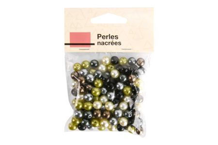 Round Iridescent Acrylic Beads - 4 - Pearl Beads - 10doigts.com - Pearl Beads – 10doigts.fr