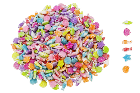 Ocean Beads - 1000 Beads - 1 - Kids Beads - 10doigts.com - Kids Beads – 10doigts.fr