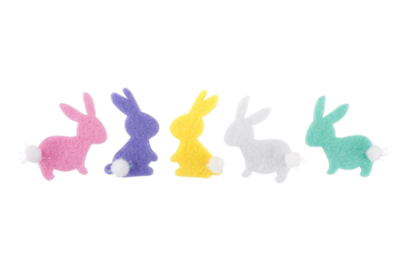 CONEJITOS DE FIELTRO - Pegatinas de fieltro – 10doigts.fr