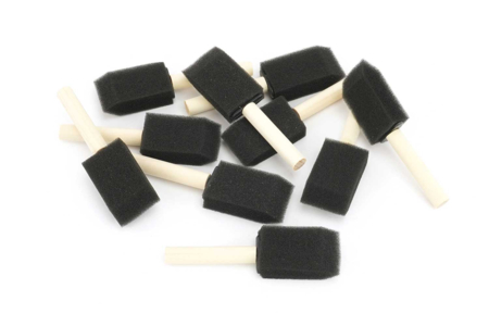 Pinceles de espuma económicos - 10 pinceles - Tampones de espuma, esponjas – 10doigts.fr