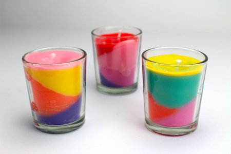 Multicolored Candles - 2 - Handicraft Activities for Making Your Candles and Soaps - 10doigts.com - Handicraft Activities for Making Your Candles and Soaps – 10doigts.fr
