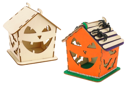 Linterna calabaza Halloween - Linternas para hacer – 10doigts.fr