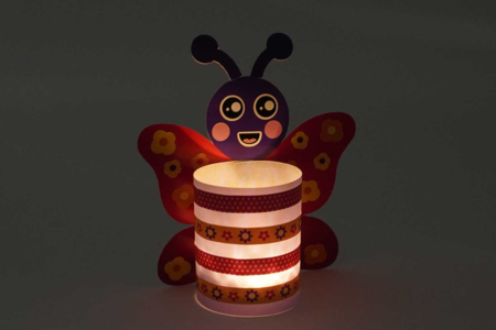 LÁMPARA COCCINELLE - Kits creativos en Papel – 10doigts.fr