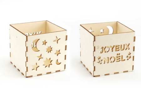 Wooden "Merry Christmas" Lantern - 1 - Christmas Lanterns - 10doigts.com - Christmas Lanterns – 10doigts.fr