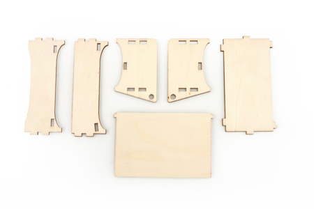 Piezas del pequeño cofre de madera para montar - Cajas de madera – 10doigts.fr