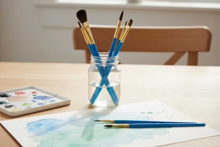 Pinceles acuarela - 10 pinceles - Pintura acuarela – 10doigts.fr