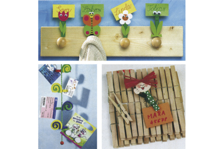 Assorted Colored Clothespins - 50 Pieces - 5 - Wooden Clothespins - 10doigts.com - Wooden Clothespins – 10doigts.fr