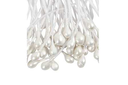 White Flower Stamens - 100 Pieces - 3 - Crepe paper flowers - 10doigts.com - Crepe paper flowers – 10doigts.fr