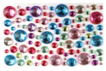 Strass corazones multicolores - Strass – 10doigts.fr