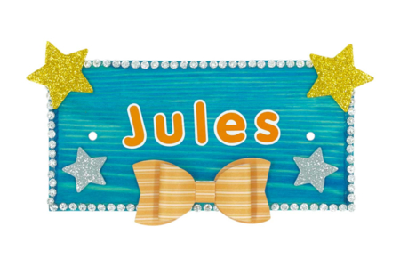 plaque de madera para puerta de habitación - Placa de puerta – 10doigts.fr