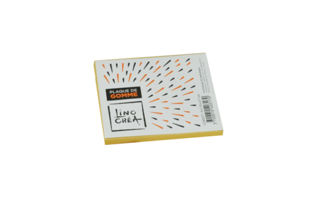 Flexible Linoleum Plate 7.8 x 9 cm - 1 - Linocut - 10doigts.com - Linocut – 10doigts.fr