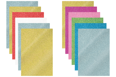 Glitter Foam Sheets - 6 Sheets - 1 - Foam Rubber - 10doigts.com - Foam Rubber – 10doigts.fr