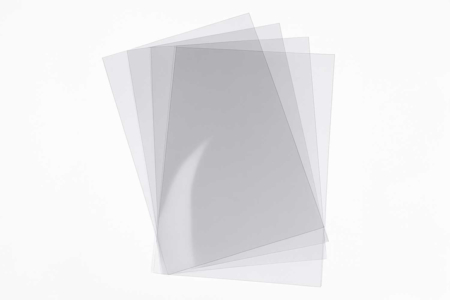 Plaques en rhodoïd - 100 feuilles - Plastic Film, Rhodoid – 10doigts.fr