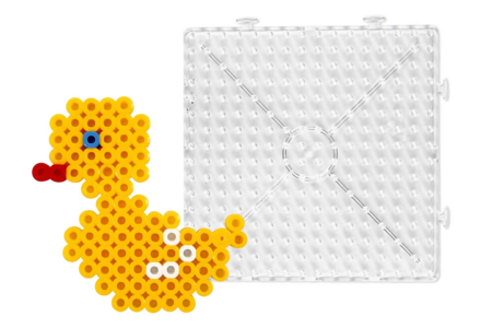 Square Perler Bead Board XXL - 1 - 1 cm Fuse Beads - 10doigts.com - 1 cm Fuse Beads – 10doigts.fr