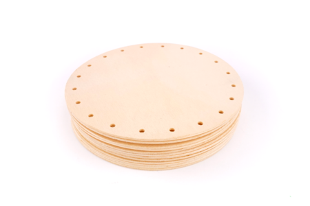 Placas redondas perforadas para mimbre - Cestería – 10doigts.fr