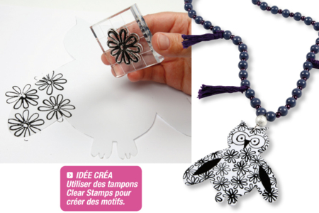 Plástico mágico: Decora + sellos clear stamp - Manualidades día de la madre – 10doigts.fr