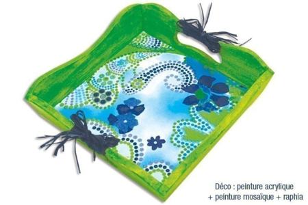 bandeja de rafia - Rafia y Paja – 10doigts.fr