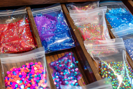 Transparent Bags with Zip Closure - 100 Pieces - 1 - Transparent Plastic - 10doigts.com - Transparent Plastic – 10doigts.fr