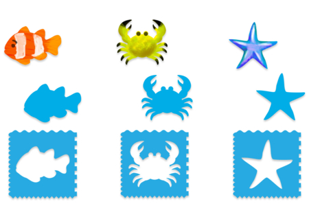 plantilla mar - Plantilla de animales – 10doigts.fr