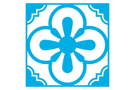 Cement Tile Stencils - 6 Stencils - 6 - Stencil Border - 10doigts.com - Stencil Border – 10doigts.fr