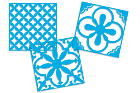 Cement Tile Stencils - 6 Stencils - 3 - Stencil Border - 10doigts.com - Stencil Border – 10doigts.fr