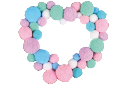 Pastel Colored Pom Poms - 120 Pieces - 4 - Craft Pom Poms - 10doigts.com - Craft Pom Poms – 10doigts.fr