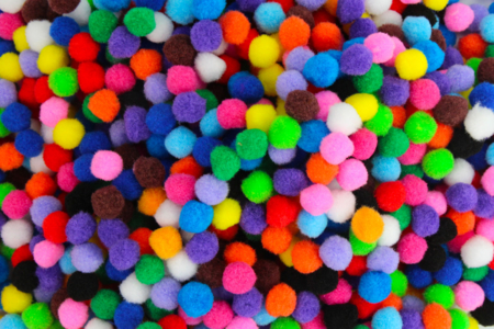 pompones redondos coloridos - Pompones para manualidades creativas – 10doigts.fr