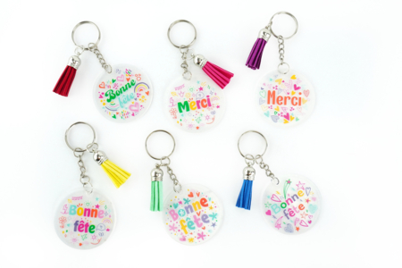 Keychain Kit “Celebrations” - 6 Pieces - 4 - Keychains - 10doigts.com - Keychains – 10doigts.fr