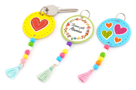 Mother's Day Keychain - 2 - Mother's Day Crafts - 10doigts.com - Mother's Day Crafts – 10doigts.fr
