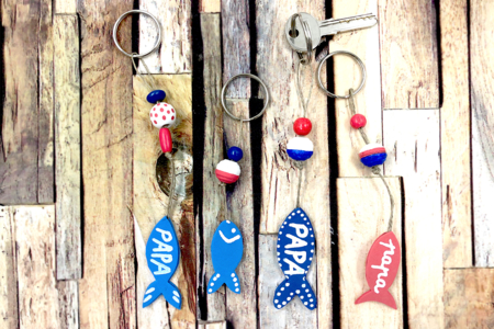 llavero papa - Manualidades día del padre – 10doigts.fr