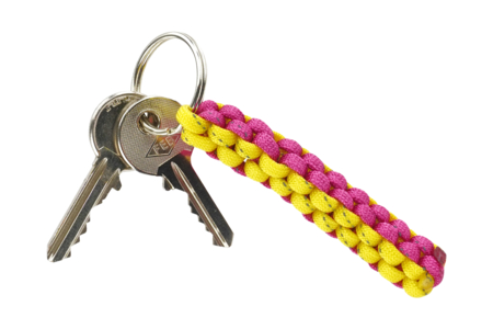 llavero scoubidou paracorde - Actividades manuales para fabricar tus llaveros – 10doigts.fr