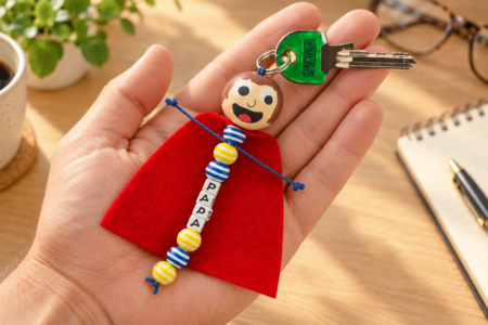 super dad keyring gift Father's Day - Keychains and Key Holders for Dad – 10doigts.fr