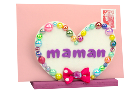 portacorreos corazón regalo Día de la Madre - Manualidades día de la madre – 10doigts.fr