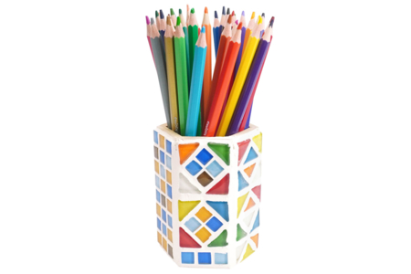 Hexagonal Pen Holder - 3 - Pencil Pots, Cache-Pots - 10doigts.com - Pencil Pots, Cache-Pots – 10doigts.fr