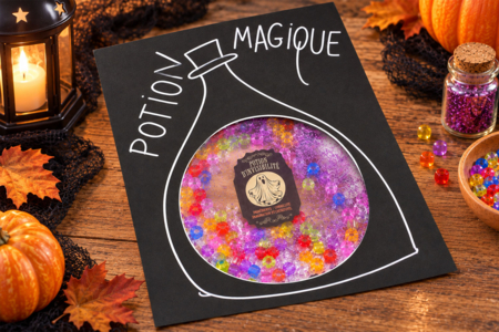Poción de bruja - Manualidades para Halloween – 10doigts.fr