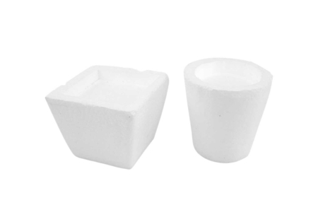 Polystyrene Flower Pots - 2 Pieces - 3 - Decorative Shapes - Polystyrene - 10doigts.com - Decorative Shapes - Polystyrene – 10doigts.fr