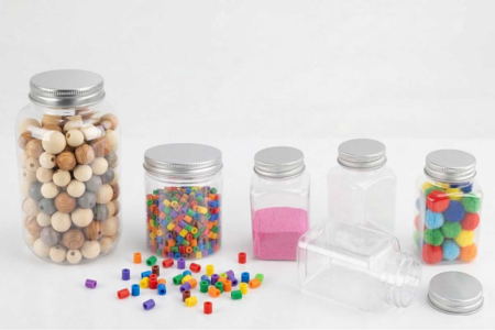 FIMO Glitter - New Colors - 2 - Transparent Plastic - 10doigts.com - Transparent Plastic – 10doigts.fr