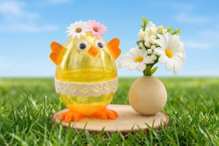 Pollito sorpresa DIY de Pascua - Actividades manuales DIY Pascua – 10doigts.fr