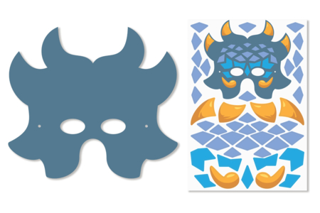 préhistoire masque - Creative Masks for Kids – 10doigts.fr