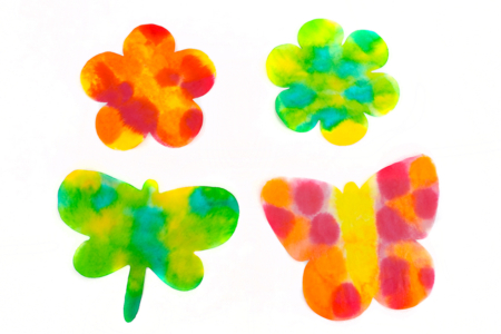 Flowers and Butterflies with Ink - 3 - Animal Crafts: Our Creative Ideas for Children - 10doigts.com - Animal Crafts: Our Creative Ideas for Children – 10doigts.fr