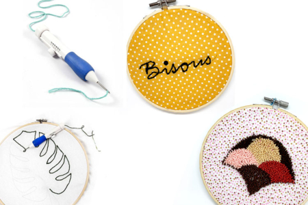 punch needle y tambor - Agujas y ganchos – 10doigts.fr